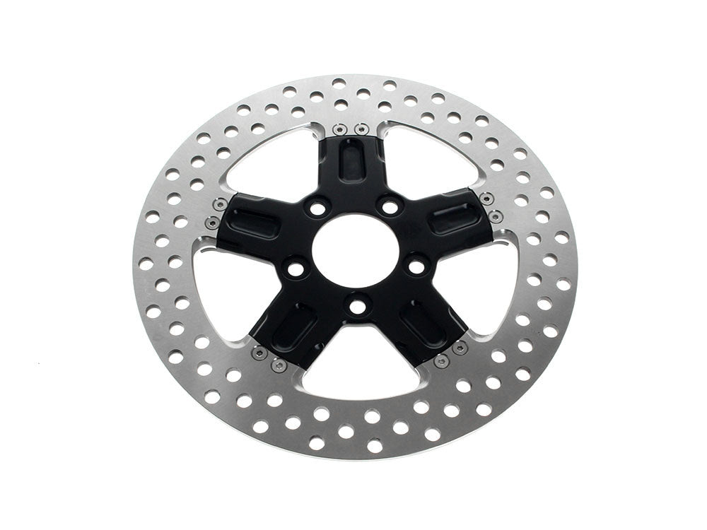 11.8in. Front Formula Disc Rotor - Black Anodized. Fits Softail 2015up, Touring 2008up, Dyna 2006-2017 & Sportster 2014-2021