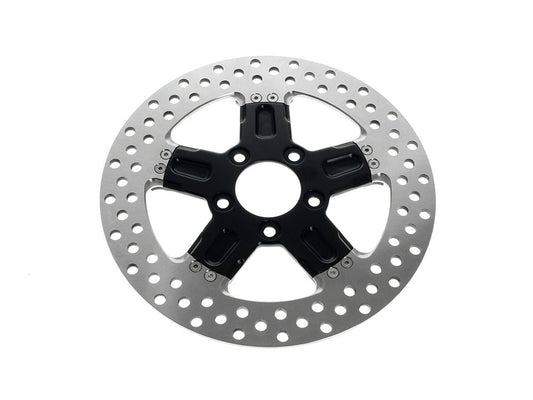 11.8in. Front Formula Disc Rotor - Black Anodized. Fits Softail 2015up, Touring 2008up, Dyna 2006-2017 & Sportster 2014-2021