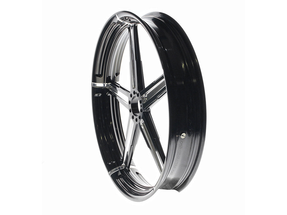 21in. x 3.50in. wide Formula Wheel - Black Contrast Cut Platinum