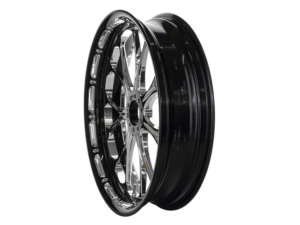 21in. x 3.50in. wide Heathen Wheel - Black Contrast Cut Platinum.