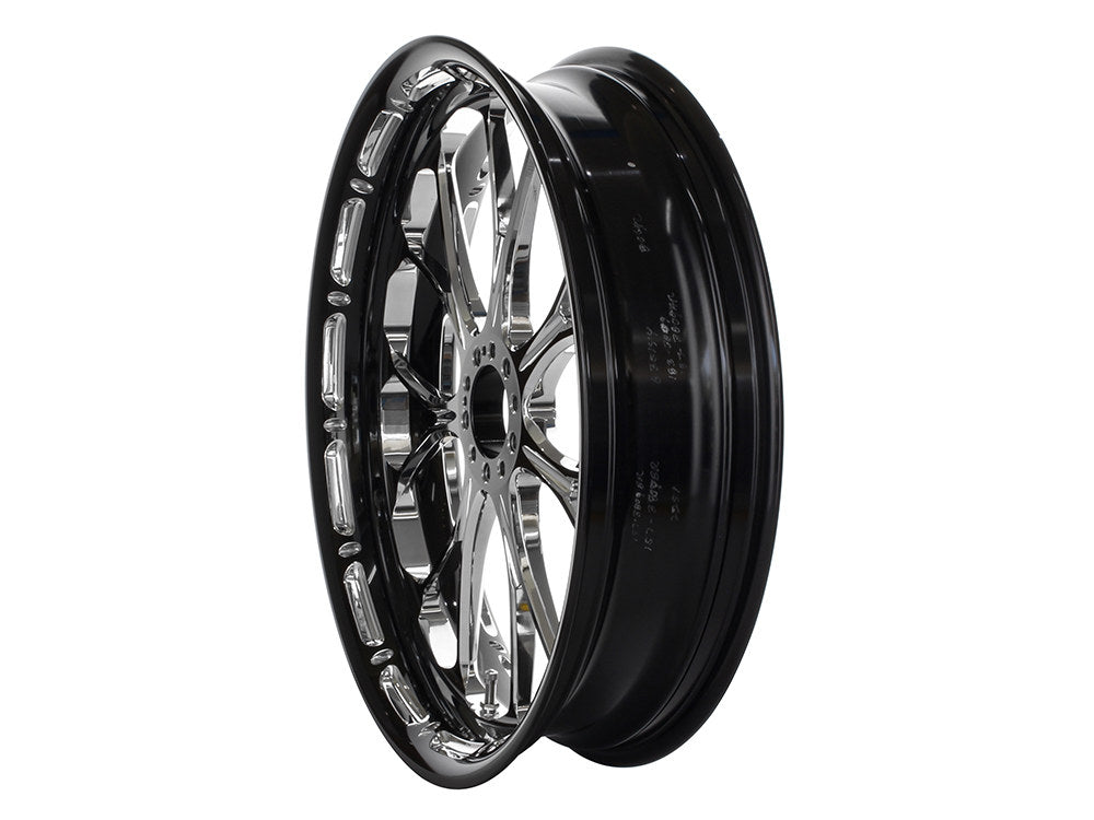 23in. x 3.50in. wide Heathen Wheel - Black Contrast Cut Platinum.