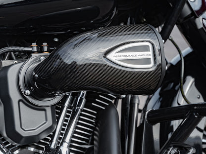 C4 Series Air Cleaner Kit - Carbon Fiber. Fits Touring 2017-2024 & Softail 2018-2024