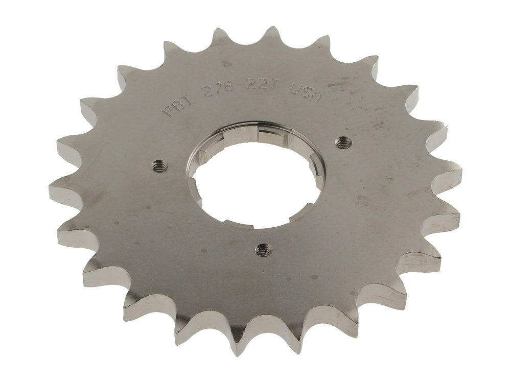 22 Tooth Transmission Sprocket. Fits 4spd Big Twin 1980-1985.