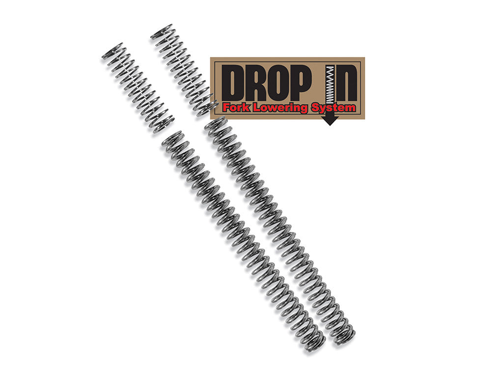 Front Fork Spring Lowering Kit. Fits Most Sportster's 1988-2021