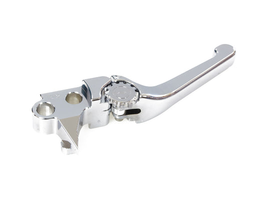 Adjustable Anthem Levers - Chrome. Fits Softail 1996-2014, Dyna 1996-2017, Touring 1996-2007, Sportster 1996-2003.