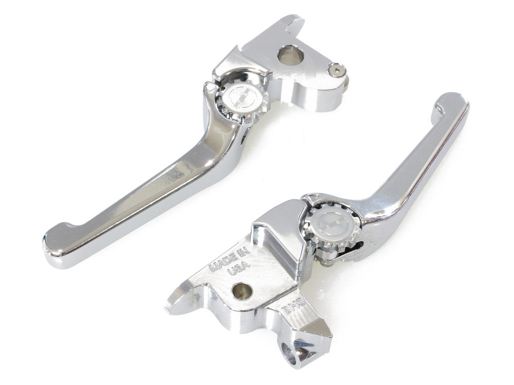Adjustable Anthem Levers - Chrome. Fits Touring 2014-2016 With Hydraulic Clutch & V-Rod 2006-2017