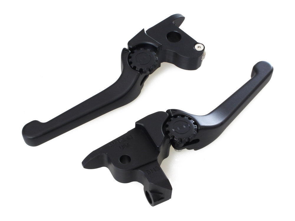 Adjustable Anthem Levers - Black. Fits Touring 2014-2016 With Hydraulic Clutch & V-Rod 2006-2017