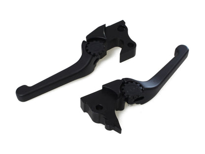 Adjustable Anthem Levers - Black. Fits Sportster 2014-2021.