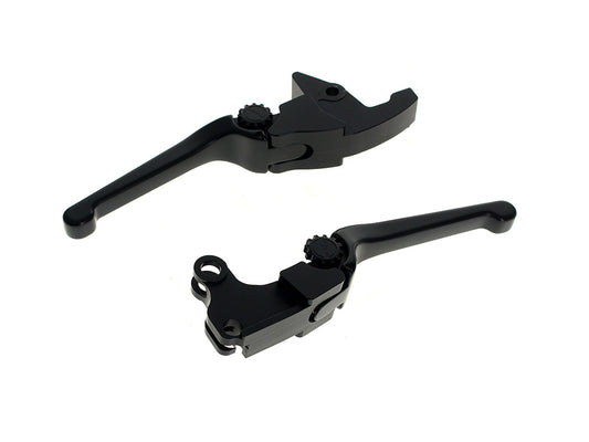 Adjustable Anthem Levers - Black. Fits Softail 2025up