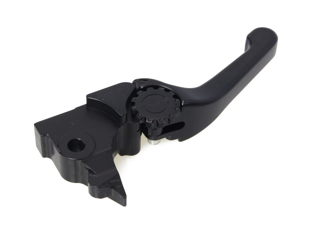 Adjustable Shorty Anthem Levers - Black. Fits Sportster 2014-2021.