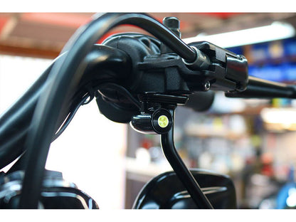 Bullet Pro Series Under Perch Turn Signals - Black. Fits most 1996-2024 Hand Controls.