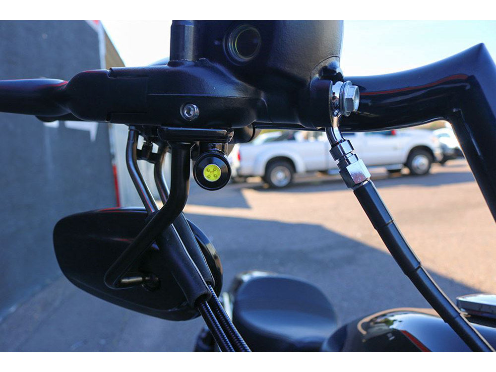 Bullet Pro Series Under Perch Turn Signals - Black. Fits most 1996-2024 Hand Controls.