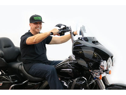 16in. x 1-1/4in. Bagger Monkey Handlebar - Black. Fits Ultra Models 1996-2024 and Street Glide 1996-2023