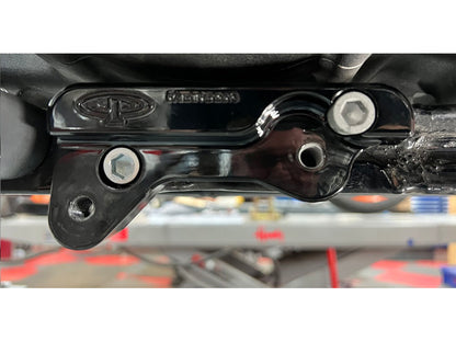 The Fix-Stand Wedge Plate - Black. Fits Softail 2018up.