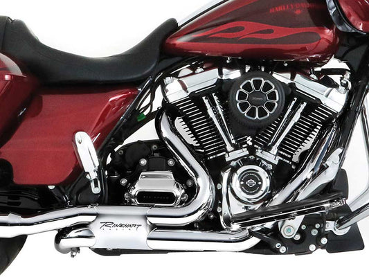 Right Side Tuck & Under Headers - Chrome. Fits Touring 2017up.