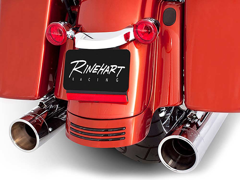 4in. Slip-On Mufflers - Chrome with Chrome End Caps. Fits Touring 2017up.