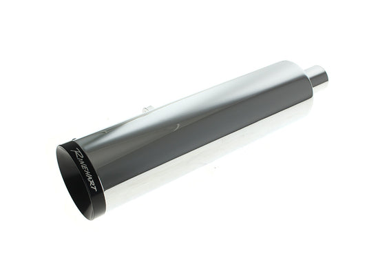 4.5in. DBX45 Slip-On Muffler - Chrome with Black End Cap. Fits Indian Scout 2025up