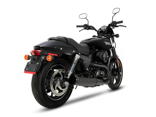 4.5in. Slip-On Muffler - Black with Black End Cap. Fits Street 2015-2020