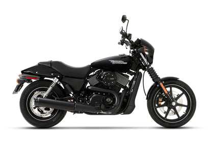 4.5in. Slip-On Muffler - Black with Black End Cap. Fits Street 2015-2020