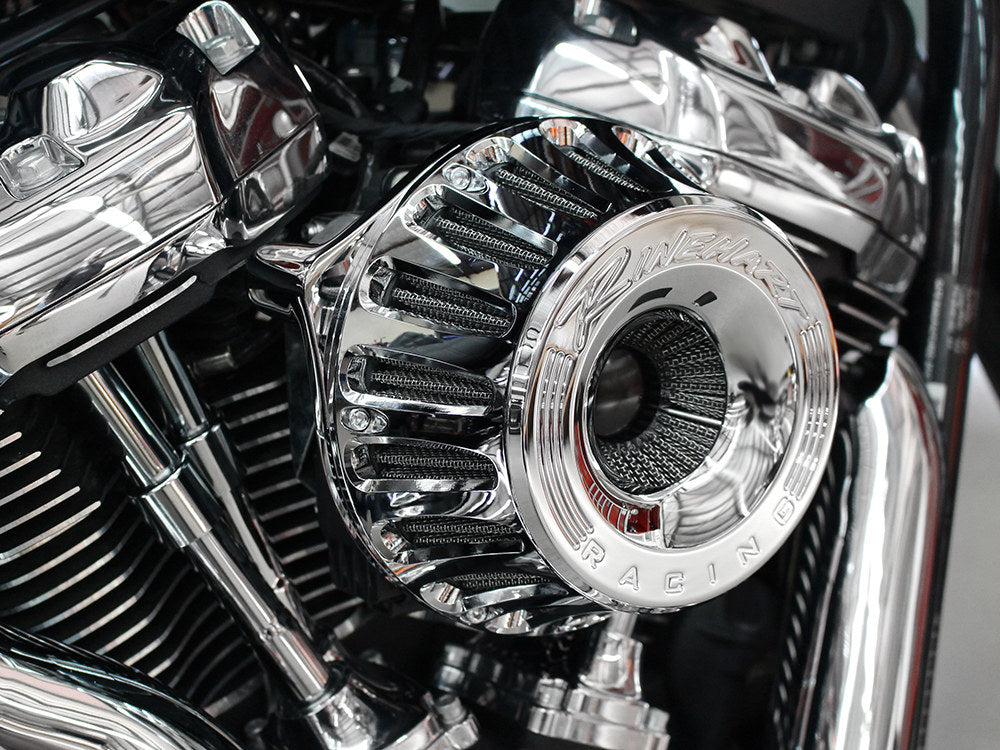 Moto Air Cleaner Kit - Chrome. Fits Touring 2017-2024 & Softail 2018-2024