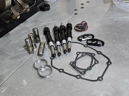 Cam Install Kit - Black Pushrods. Fits Milwaukee-Eight 2017up