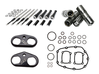 Cam Install Kit - Black Pushrods. Fits Milwaukee-Eight 2017up