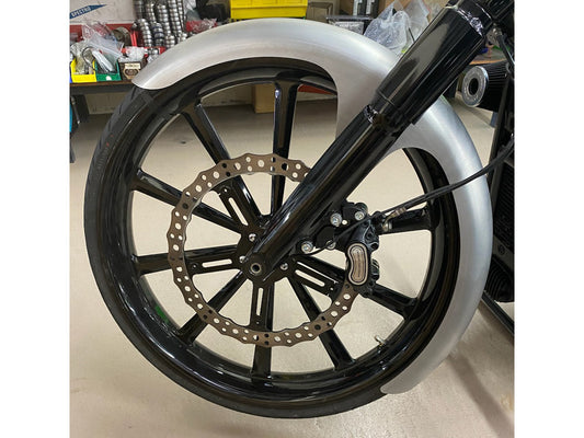 6in. wide, Straight Cut LS-2 Front Fender. Fits Breakout 2013up with 26in. Front Wheel.