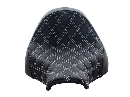 Renegade LS Solo Seat with White Double Diamond Lattice Stitch. Fits Breakout 2013-2017.