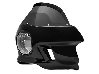 S-RT Mini Fairing - Gloss Black. Fits Dyna 1996-2005