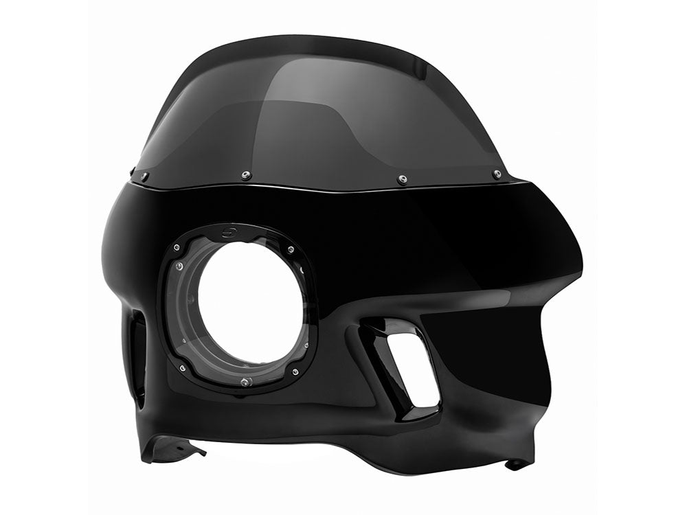 S-RT Mini Fairing - Gloss Black. Fits Dyna 1996-2005