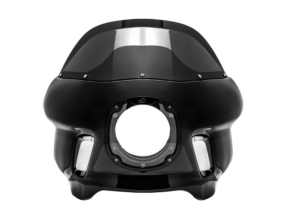 S-RT Mini Fairing - Gloss Black. Fits Dyna 1996-2005
