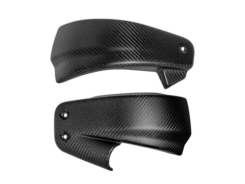 Carbon Side Covers - Matte Finish. Fits Softail 2018-2024 With Remote Preload Adjuster