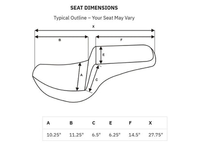 Step-Up LS Dual Seat with Black Double Diamond Lattice Stitch. Fits Scout 2025up