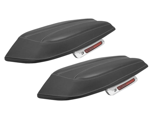 Dominator Saddlebag Lid Covers. Fits CVO Touring 2023up, Street Glide & Road Glide 2024up & Touring 2025up