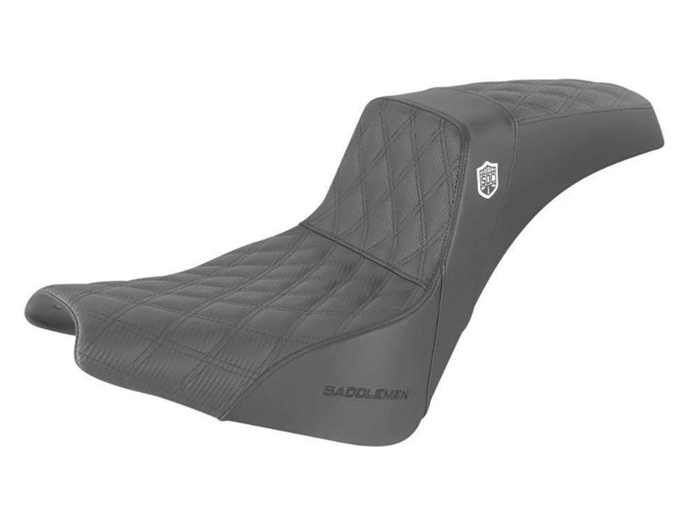 Pro Series San Diego Customs Performance Gripper Dual Seat. Fits Softail Street Bob 2018up & Standard 2020up.