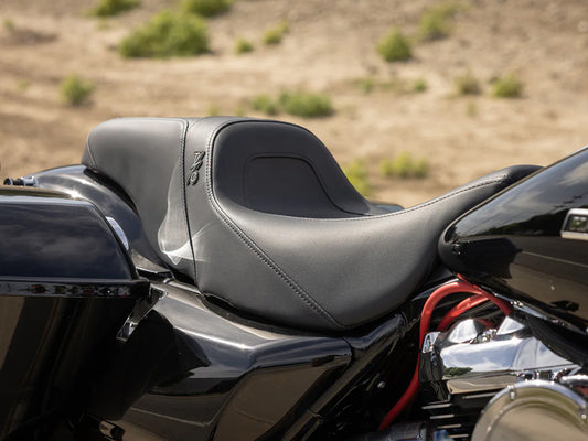 Thrashin X Saddlemen Step-Up Smooth Dual Seat. Fits Most Touring 2008-2024