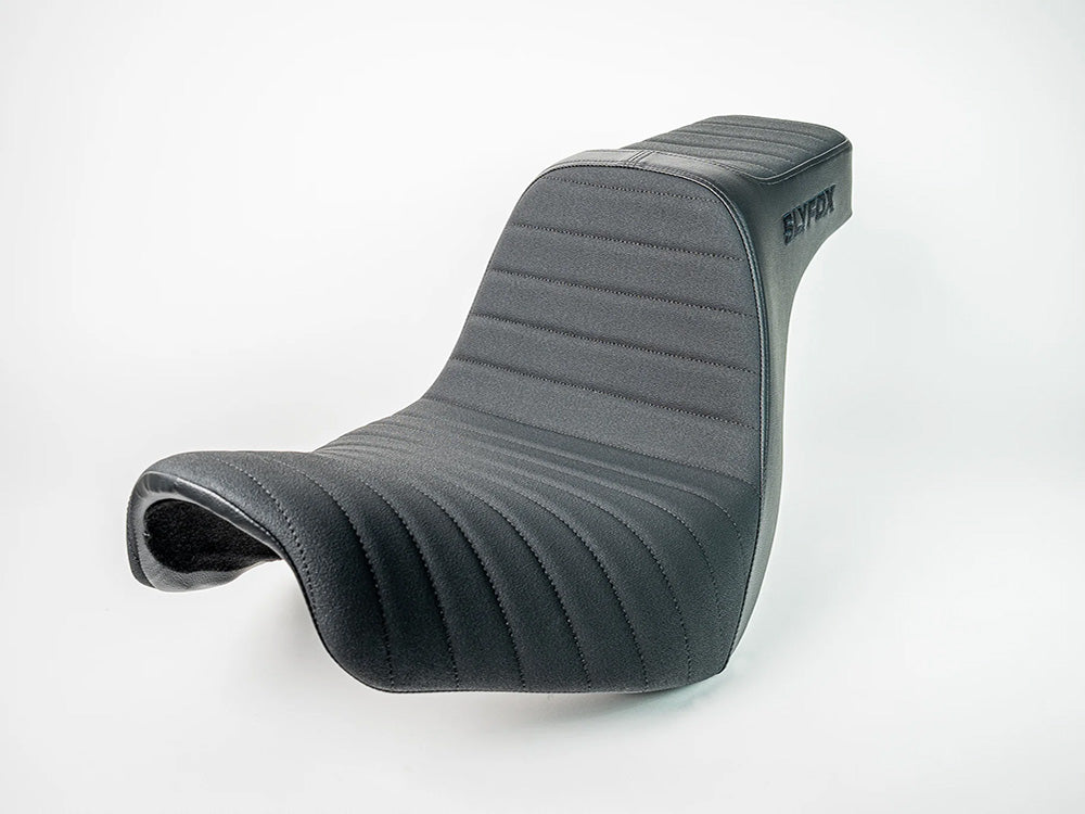 Highnoon Tuck N Roll Dual Seat. Fits Sport Glide & Low Rider 2018up, Low Rider S 2020up & Low Rider ST 2022up