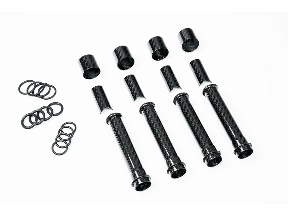 Carbon Fiber Pushrod Cover Kit. Fits Milwaukee-Eight 2017up