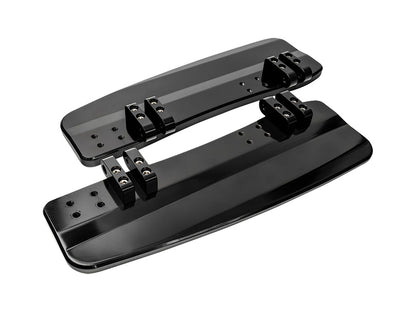 Bagger Rider Floorboards - Black. Fits Touring 1980up, FL Softail 1986-2017 & Dyna Switchback 2012-2016