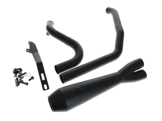 2-into-1 LaneSplitter Exhaust - Black. Fits Touring 2017up.