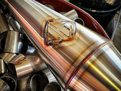 2-into-1 4.5in. Works Edition Big Bore Exhaust - Stainless Steel. Fits Dyna 2006-2017
