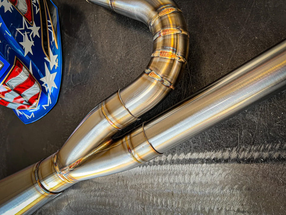 2-into-1 4.5in. Works Edition Big Bore Exhaust - Stainless Steel. Fits Dyna 2006-2017