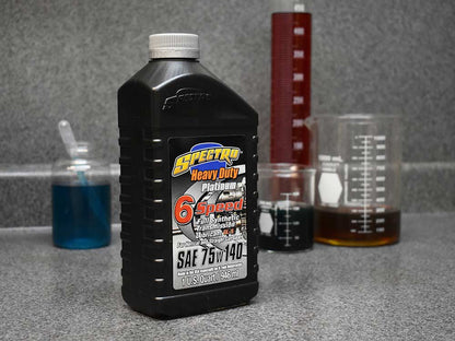 Heavy Duty Platinum Full Synthetic 6 Speed Transmission Oil. 74w140 1 Quart Bottle (946ml). Fits Big Twin 2006up.