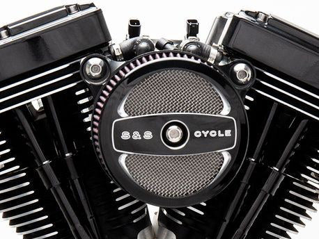 Stealth Air Cleaner Kit with Air 1 Face Plate - Black. Fits Touring 2017-2024 & Softail 2018-2024