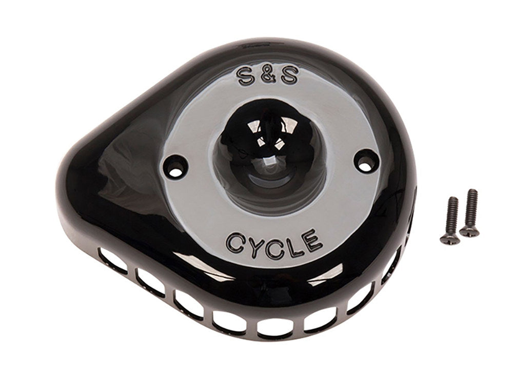 Mini Teardrop Air Cleaner Kit - Black. Fits Touring 2017-2024 & Softail 2018-2024