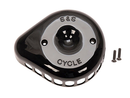 Mini Teardrop Air Cleaner Kit - Black. Fits Touring 2017-2024 & Softail 2018-2024