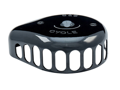 Mini Teardrop Air Cleaner Kit - Black. Fits Sportster 1991-2006 with CV Carburettor.
