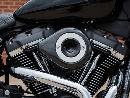 Stealth Teardrop Air Cleaner Kit - Carbon Fiber. Fits Touring 2017-2024 & Softail 2018-2024