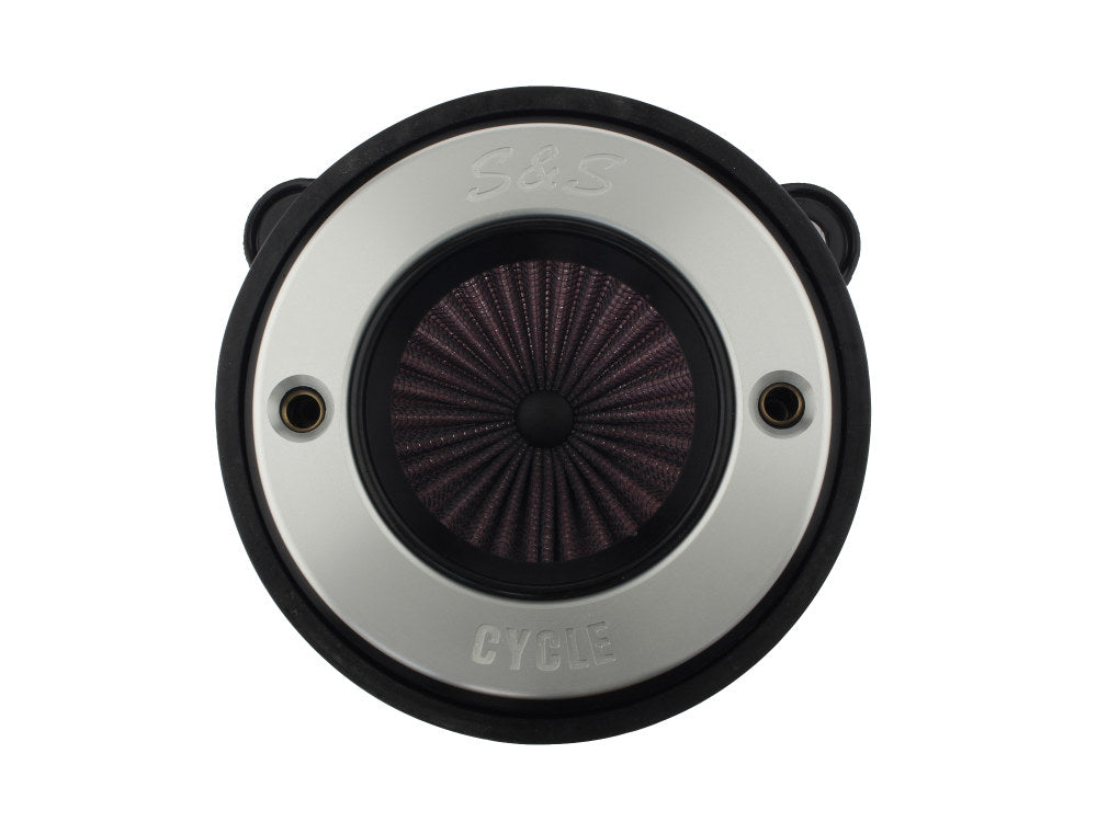 Air Stinger Stealth Air Cleaner Kit - Brushed S&S Ring. Fits Touring 2017-2024 & Softail 2018-2024