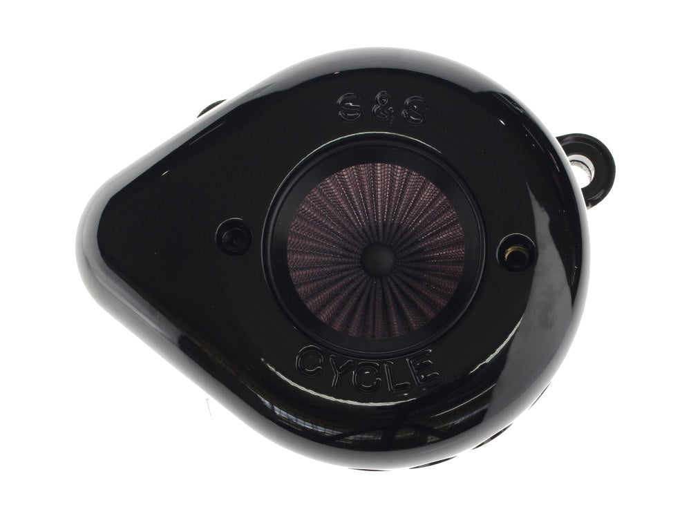 Air Stinger Stealth Air Cleaner Kit - Black Teardrop. Fits Touring 2008-2016, Softail 2016-2017, CVO Softail 2011-2017 & Dyna Low Rider S 2016-2017 with Throttle-by-Wire